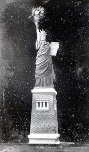 Ramie Austen como la Estatua de la Libertad, 1885